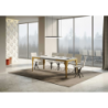 Tavolo allungabile 90x120/224 cm Paxon Evolution telaio Oro