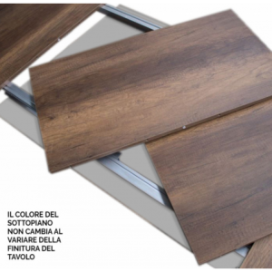 Zoom Tavolo allungabile 90x120/380 cm Paxon Evolution telaio Oro