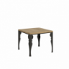 Tavolo apribile 90x90/180 cm Paxon Libra telaio Antracite