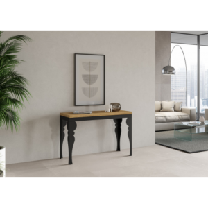 Zoom Tavolo apribile 120x45/90 cm Paxon Double telaio Antracite