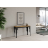Tavolo apribile 120x45/90 cm Paxon Double telaio Antracite