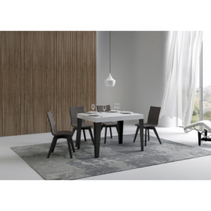 Zoom Tavolo allungabile 80x120/204 cm Flame telaio Antracite