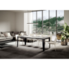Tavolo allungabile 90x120/224 cm Flame Evolution telaio Antracite