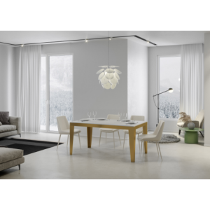 Tavolo allungabile 90x180/440 cm Flame Evolution telaio Oro