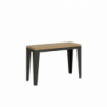 Tavolo apribile 120/200x45/90 cm Flame Double telaio Antracite