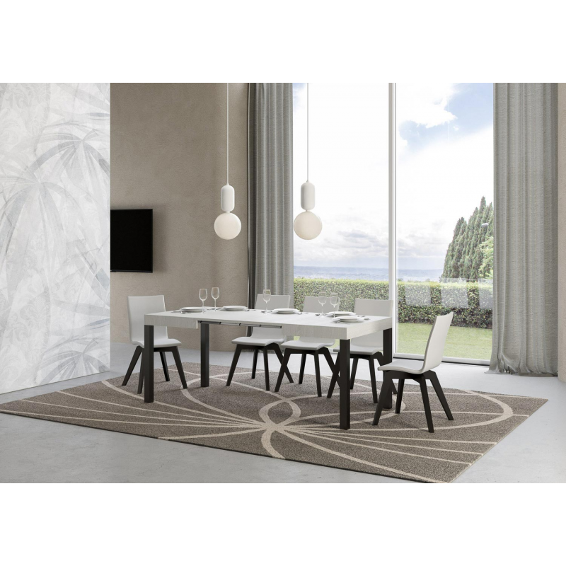 Tavolo allungabile 70x110/194 cm Everyday telaio Antracite