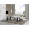 Tavolo allungabile 70x110/194 cm Everyday telaio Antracite