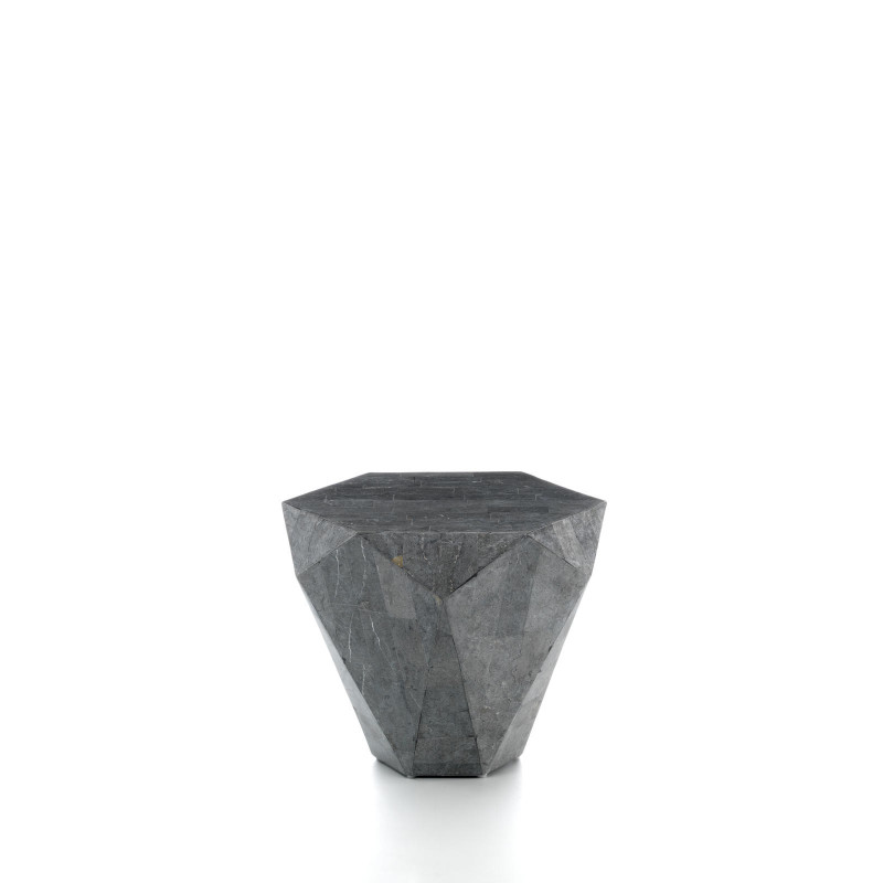 Tavolino / End table 60 x 60 x 50h Diamond small 60cm X 60cm H 50cm Stones
