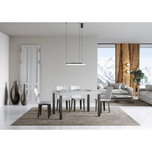 Zoom Tavolo allungabile 90x120/224 cm Everyday telaio Antracite