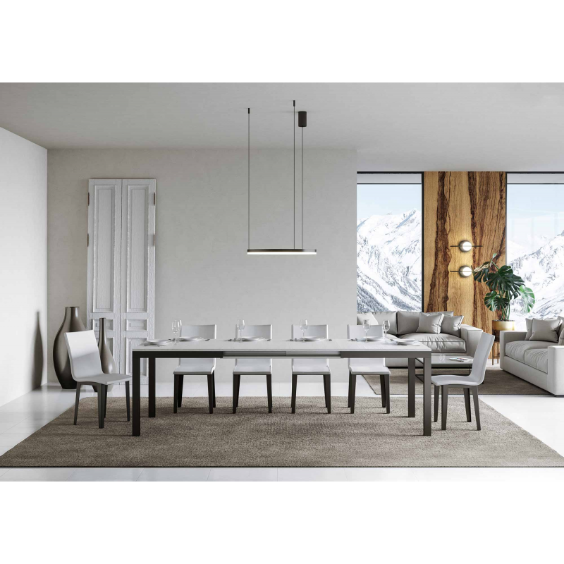 Tavolo allungabile 90x120/224 cm Everyday Evolution telaio Antracite