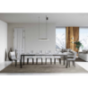 Tavolo allungabile 90x120/380 cm Everyday Evolution telaio Antracite
