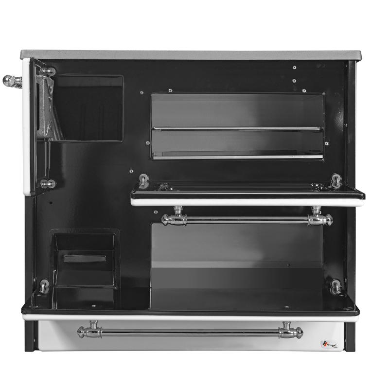 Cucina A Legna Stufa 9 Kw Nera Beatrice L87xP51xH79 Ecodesign