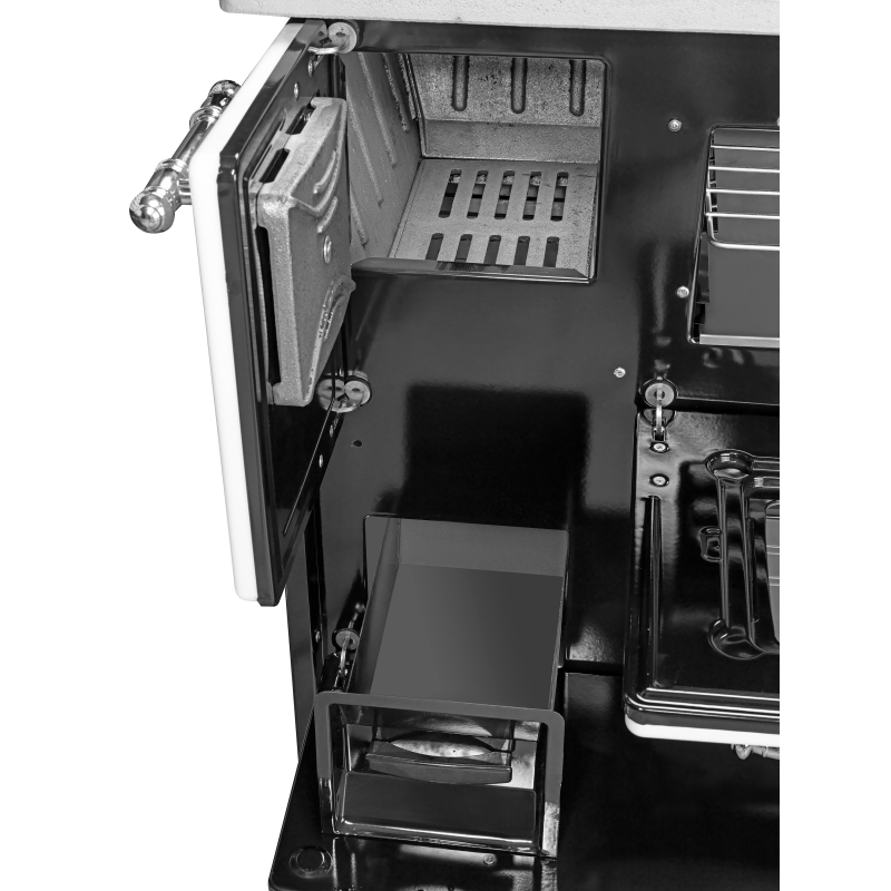 Cucina A Legna Stufa 9 Kw Nera Beatrice L87xP51xH79 Ecodesign