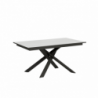 Tavolo allungabile 90x160/220 cm Ganty - bordo Antracite telaio Antracite
