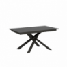 Tavolo allungabile 90x160/220 cm Ganty - bordo Antracite telaio Antracite