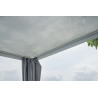 Daybed alluminio bianco tetto textilene bianco elegante giardino