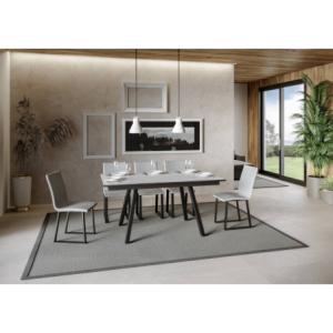 Zoom Tavolo allungabile 90x160/220 cm Mirhi telaio Antracite