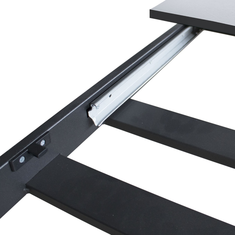 Tavolo allungabile 90x160/220 cm Mirhi telaio Antracite