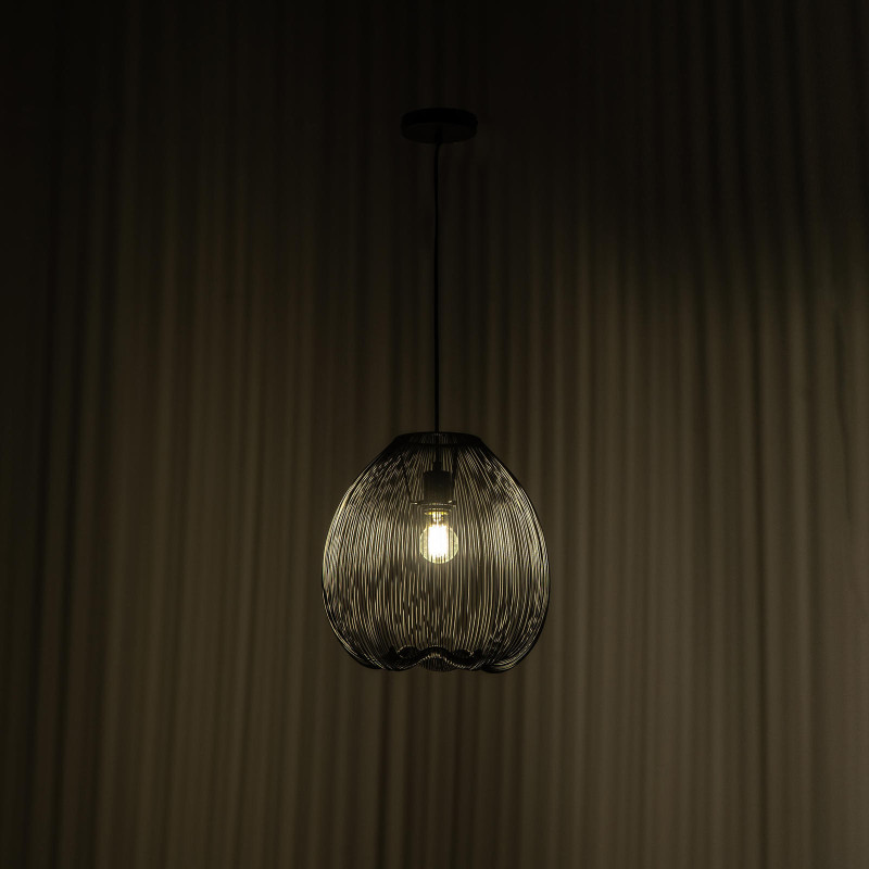 Lampada a sospensione Jaula 35cm X 35cm H 150cm Stones