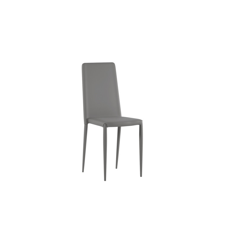 Set di 4 Sedie in similpelle Cleo 40cm X 42cm H 96cm Stones
