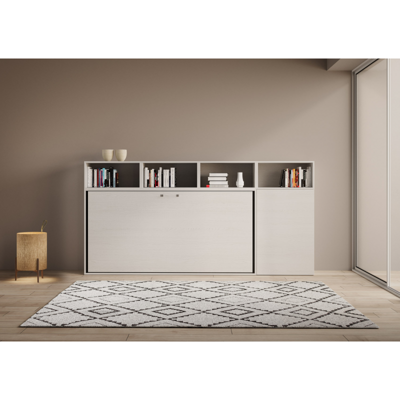 Letto a scomparsa singolo orizzontale Kando composizioni