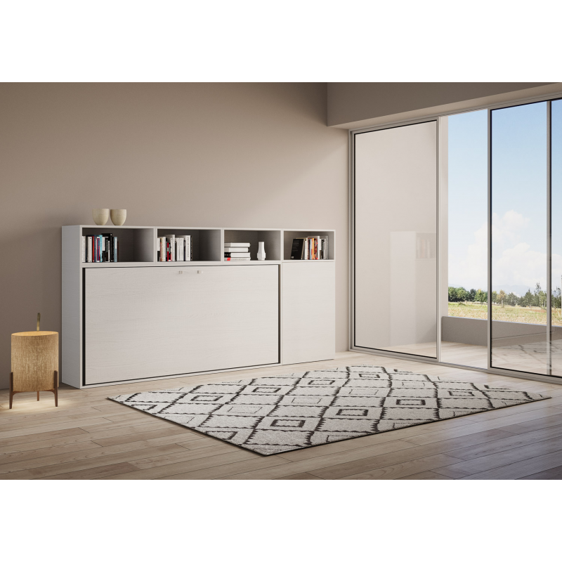 Letto a scomparsa singolo orizzontale Kando composizioni