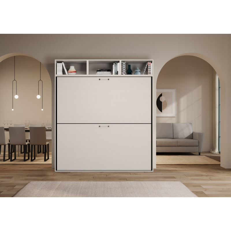 Letto a scomparsa doppio orizzontale Kando composizioni