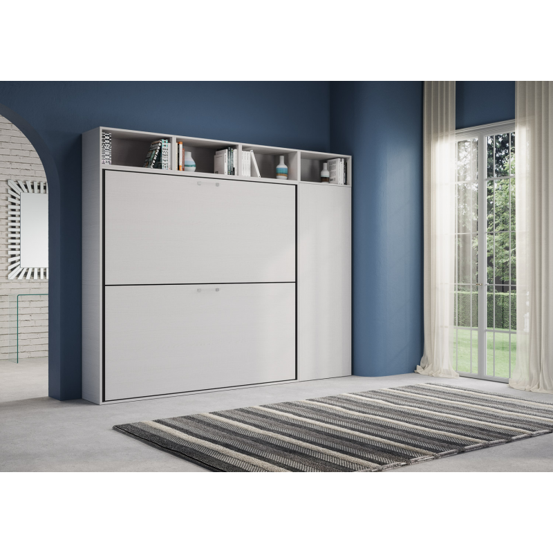 Letto a scomparsa doppio orizzontale Kando composizioni