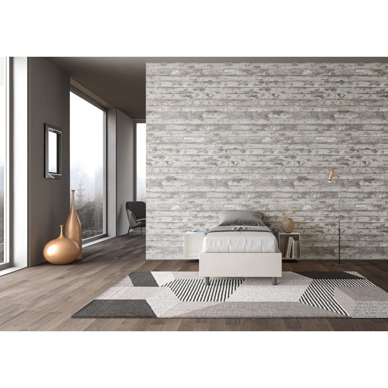 Letto Sommier imbottito Singolo 80x210 cm Azelia