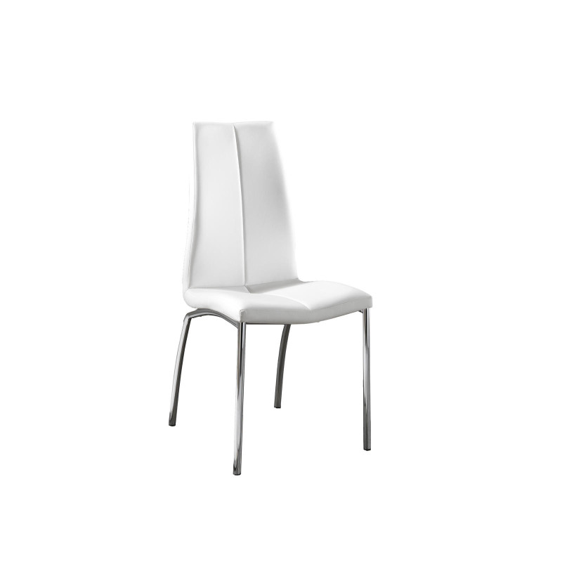 Set di 4 Sedie in similpelle Viva 43cm X 44cm H 92cm Stones