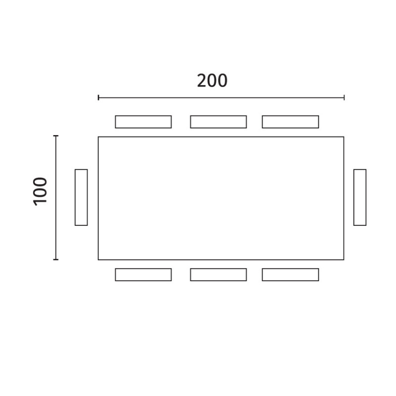 Tavolo Fisso 200 x 100 cm Snooker 100cm X 200cm H 76cm Stones