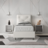 Letto imbottito Singolo 80x190 cm Appia