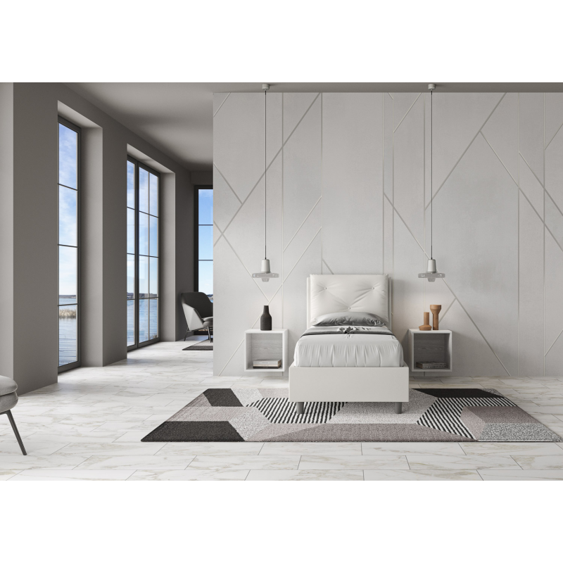 Letto imbottito Singolo 80x190 cm Appia