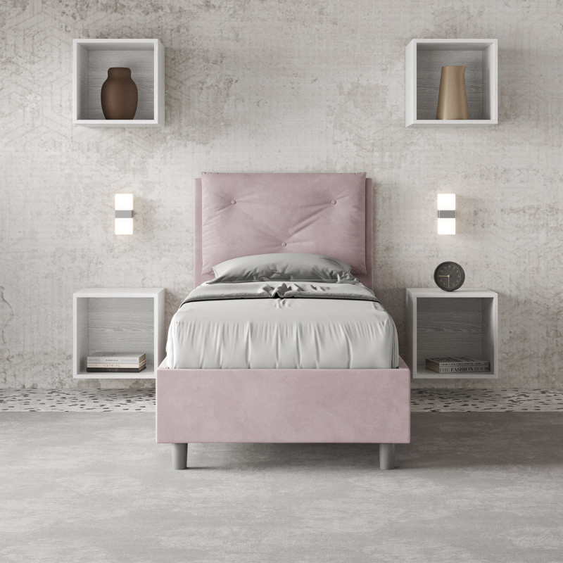 Letto imbottito Singolo 80x190 cm Appia