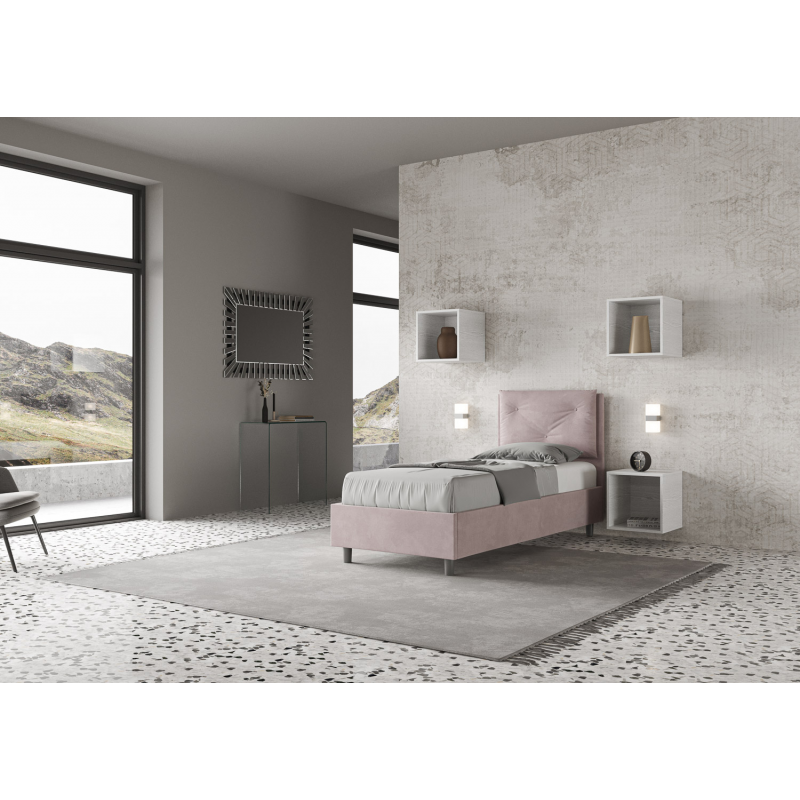 Letto imbottito Singolo 80x190 cm Appia