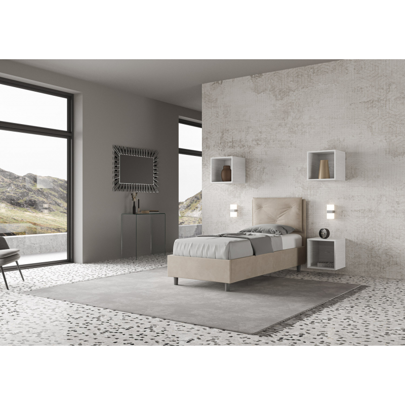 Letto imbottito Singolo 80x190 cm Appia
