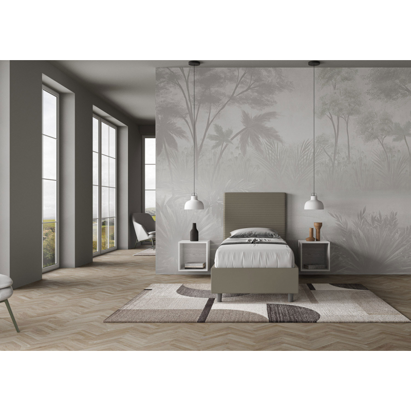 Letto imbottito Singolo 80x190 cm Focus