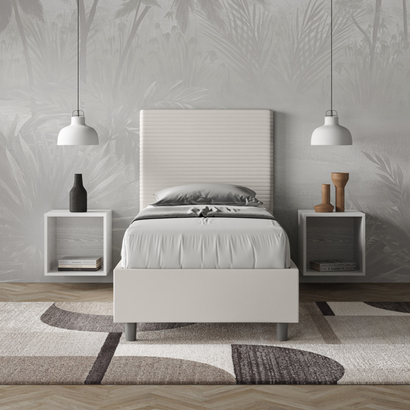Letto imbottito Singolo 80x190 cm Focus