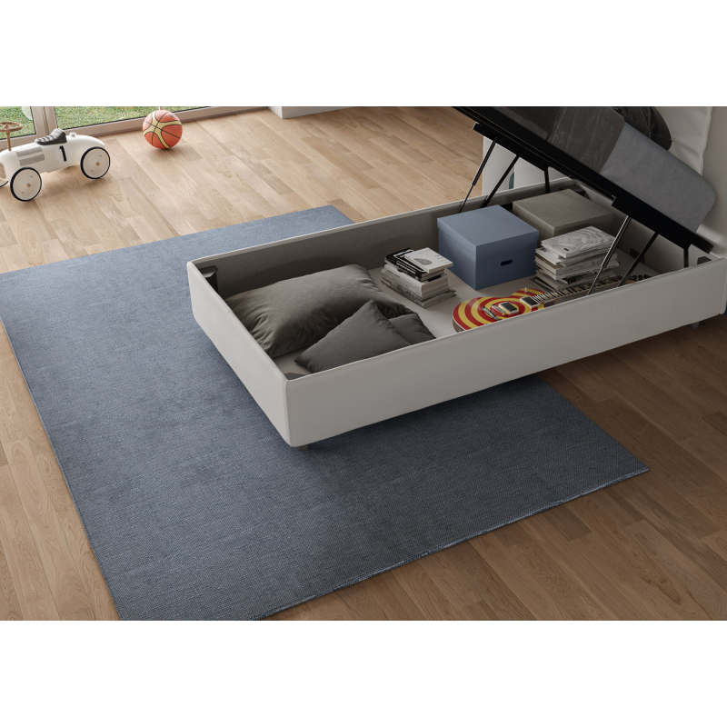 Letto imbottito Singolo 80x190 cm Priya