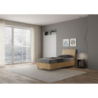 Letto Singolo 80x190 cm testata inclinata Demas