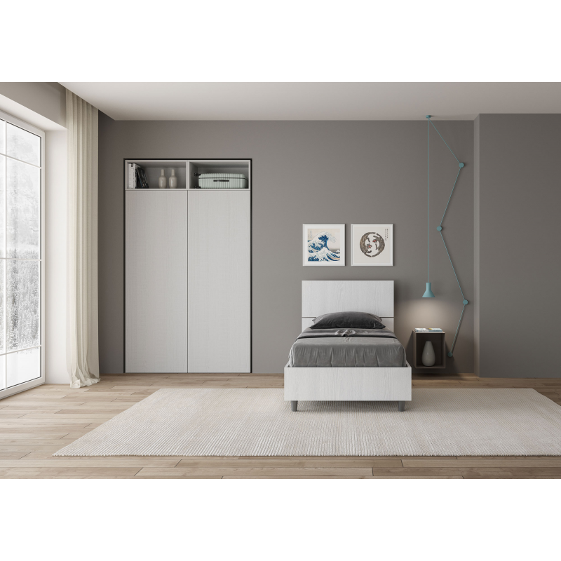 Letto Singolo 80x200 cm testata inclinata Demas