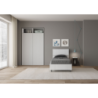 Letto Singolo 80x200 cm testata inclinata Demas
