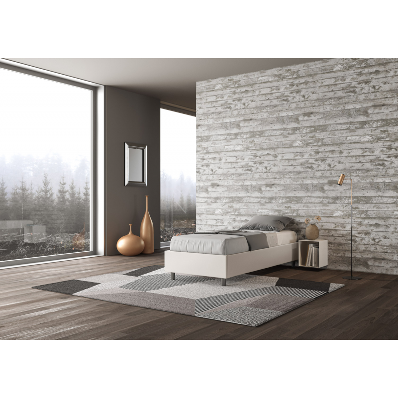 Letto Sommier imbottito Singolo 80x190 cm Azelia