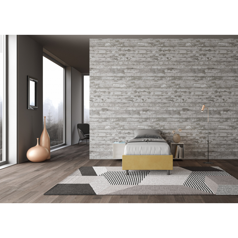 Letto Sommier imbottito Singolo 80x190 cm Azelia