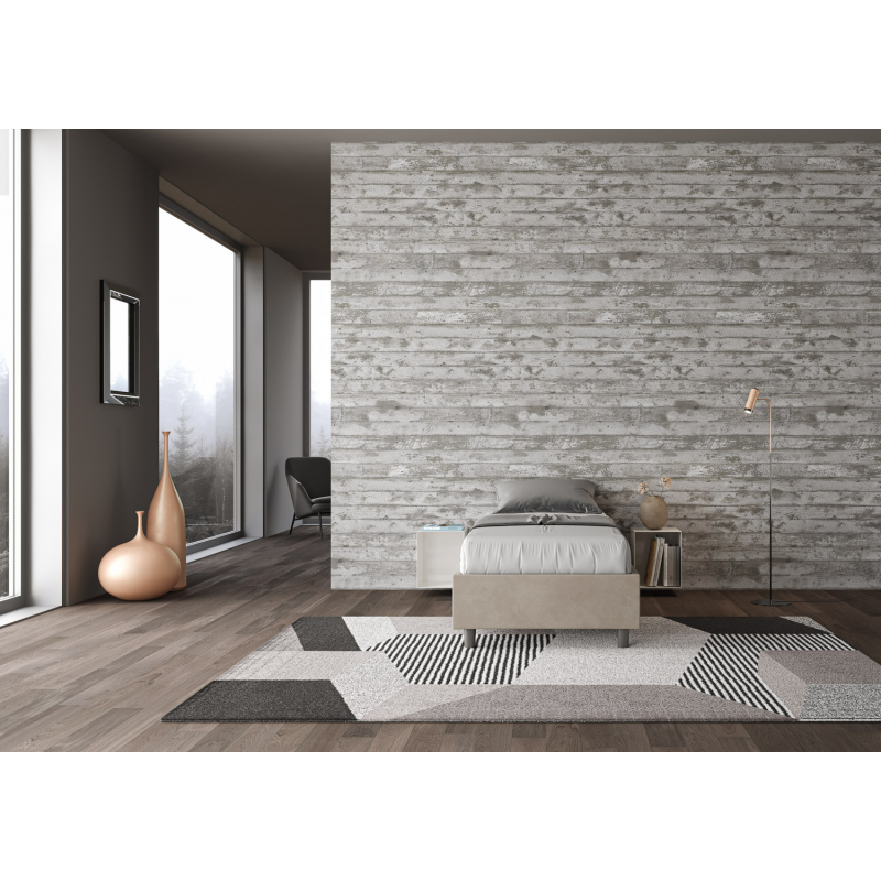 Letto Sommier imbottito Singolo 80x190 cm Azelia