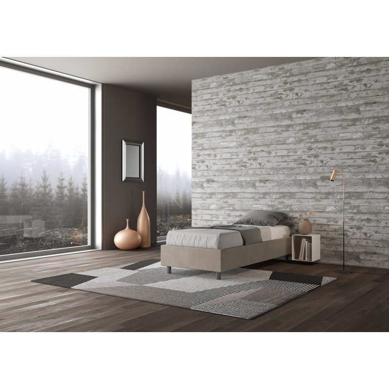 Letto Sommier imbottito Singolo 80x190 cm Azelia