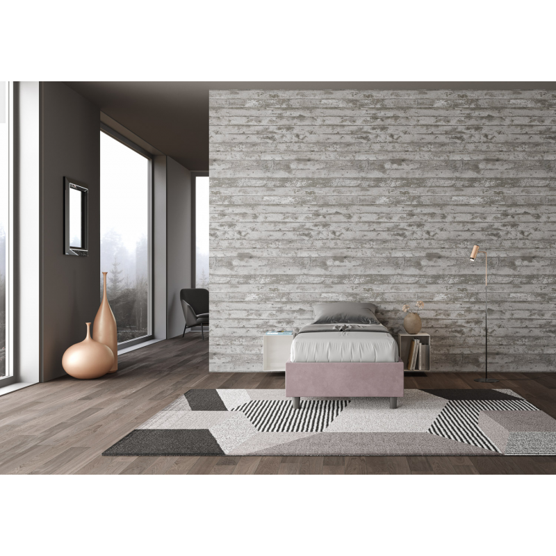 Letto Sommier imbottito Singolo 80x190 cm Azelia