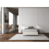 Letto Sommier imbottito 1 piazza e mezza 120x190 cm Azelia