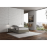 Letto Sommier imbottito 1 piazza e mezza 120x190 cm Azelia