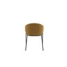 Set di 2 Sedie rivestita in tessuto easy-clean Gambe in metallo verniciato Medea 53cm X 60cm H 78cm Stones
